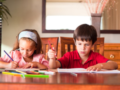 Діти, домашнє завдання, заняття, навчання