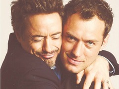 Robert Downey Jr. & Jude Law