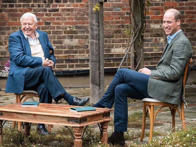 Принц Уильям и Дэвид Аттенборо