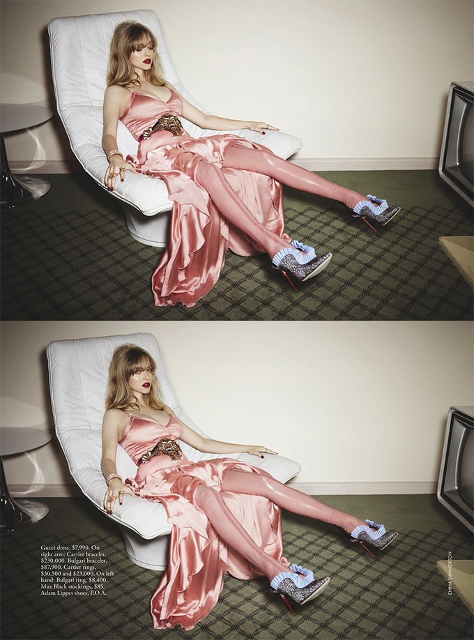 Як же красиво: Аманда Сейфрід в лялькової фотосесії для "Біблії моди"