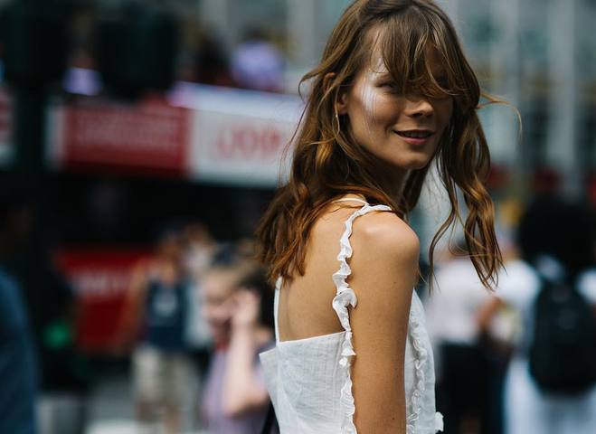 Українська модель Ірина Кравченко на Тижні моди в Нью-Йорку
