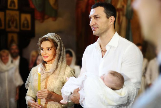 Оксана Марченко и Владимир Кличко