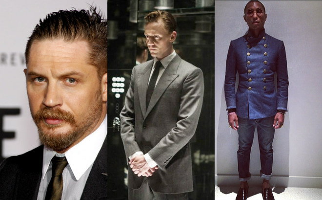 Том Харди, Том Хиддлстон, Фаррелл Уильямс