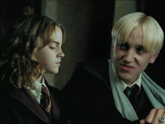Емма Вотсон і Том Фелтон в "Гаррі Поттері"