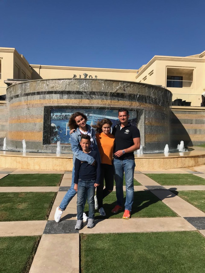 Світлана Свердлікова на відпочинку з родиною