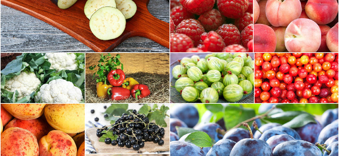 Рецепти з сезонних овочів і фруктів липня