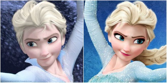 Если бы принцессы Дисней были принцами