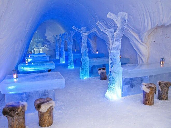 10 самых оригинальных ресторанов мира: Snow Castle Restaurant. Кеми, Финляндия
