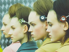 Б'юті-образ моделей з показу Prada Осінь 2015