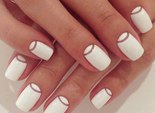 Белый маникюр