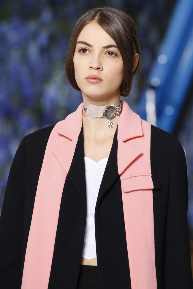 Модные аксессуары 2016: чокер (подиум)