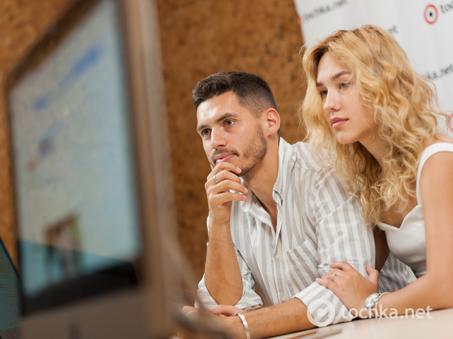 Никита Добрынин и Дария Квиткова в гостях у tochka.net