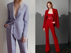 Брючный костюм на Новый год 2020