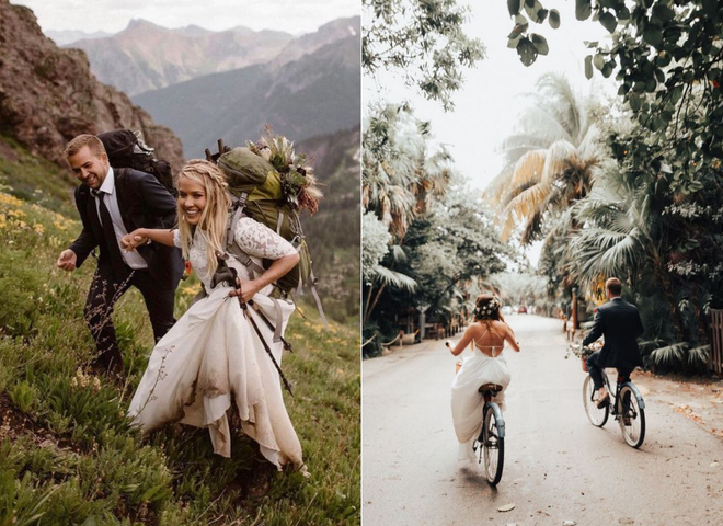 11 свадебных фотографий с необычных церемоний, которые точно не забудут ни молодожены, ни гости