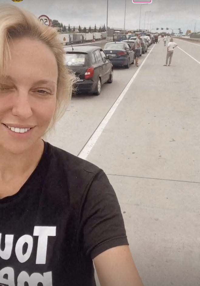 Оля Полякова вернулась в Украину