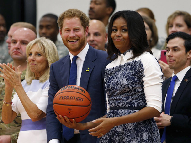 Мишель Обама и Принц Гарри