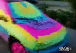 авто в стікерах