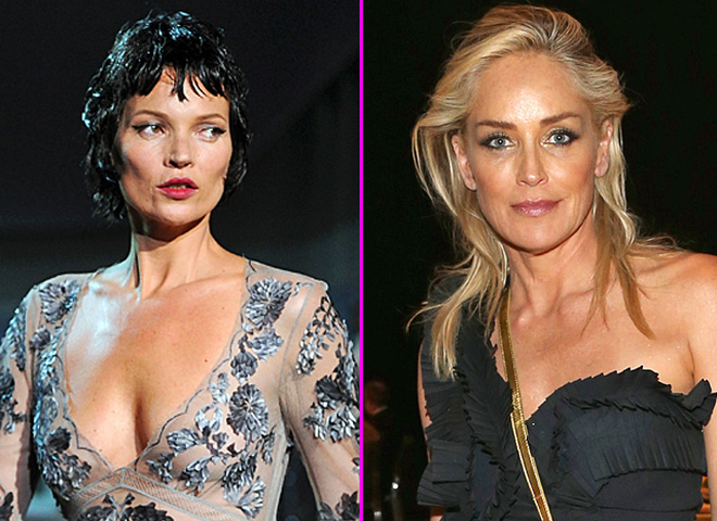Кейт Мосс, Шерон Стоун