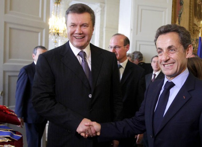Янукович и Саркози