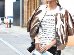 Тренд весны-лета 2017 - сверкающие металлизированные ткани