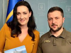 Соломія Вітвіцька та Володимир Зеленський