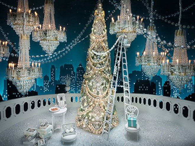 Найгарніші різдвяні вітрини світу: Tiffany & Co.