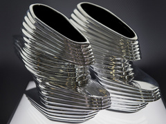 Выставка футуристической обуви