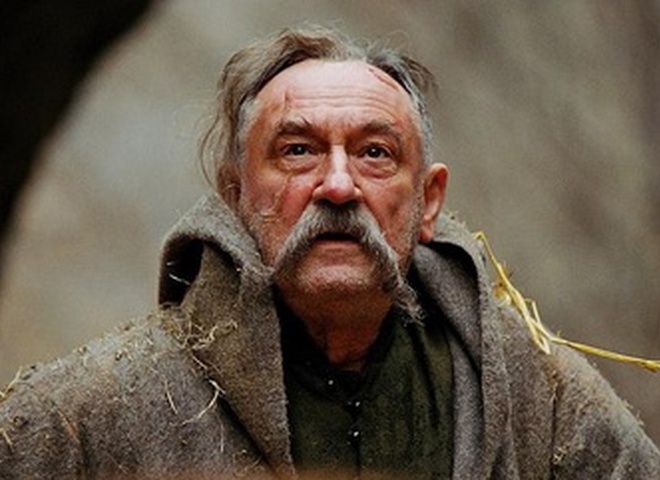 Остап Ступка с женой