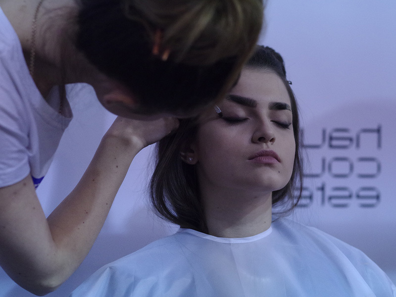 UFW AW 16/17. Второй день: бэкстейдж макияж