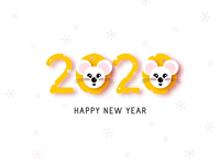 Обои на Новый год крысы 2020