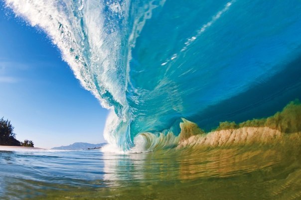 Красивые Гавайские волны фотографа Кларка Литтла