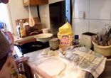 Лепешки с зеленью жингялом (Flapjack with wild herbs)