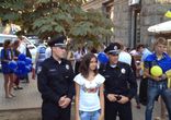 Селфи очередь к новой полиции Киева