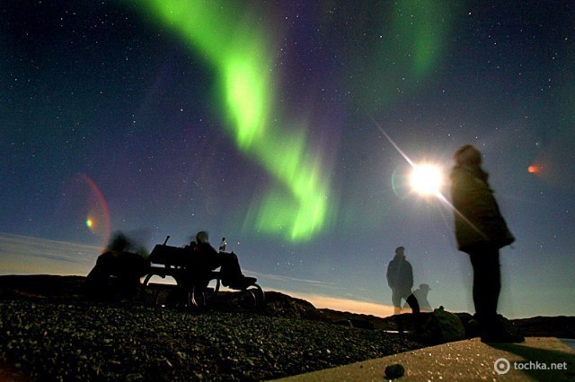 Северное сияние в исландии фото