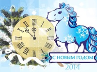 С Новым годом лошади