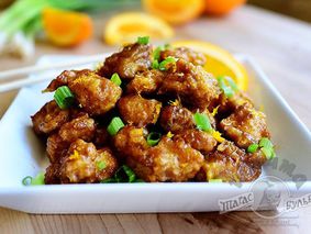 КУРИНЫЕ БЕДРЫШКИ С АПЕЛЬСИНОВЫМ СОУСОМ КУРИНЫЕ БЕДРЫШКИ С АПЕЛЬСИНОВЫМ СОУСОМ