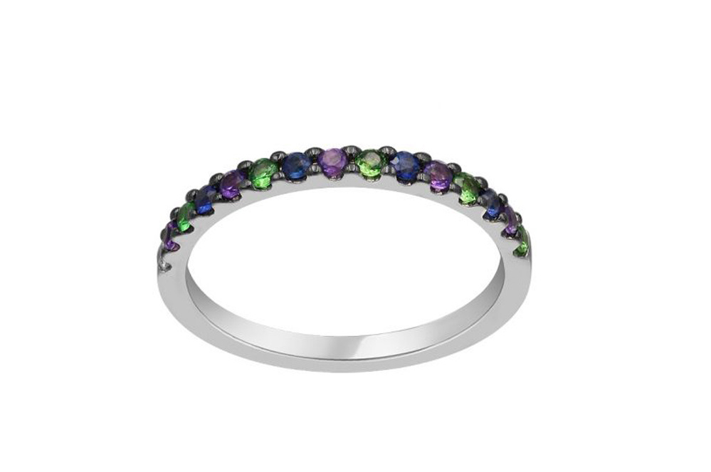 Каблучка з білого золота ZARINA