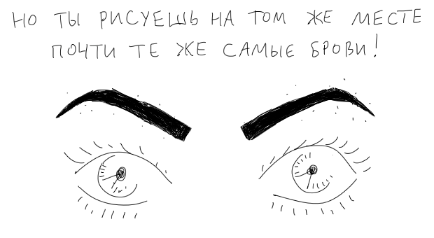 Комикс про брови
