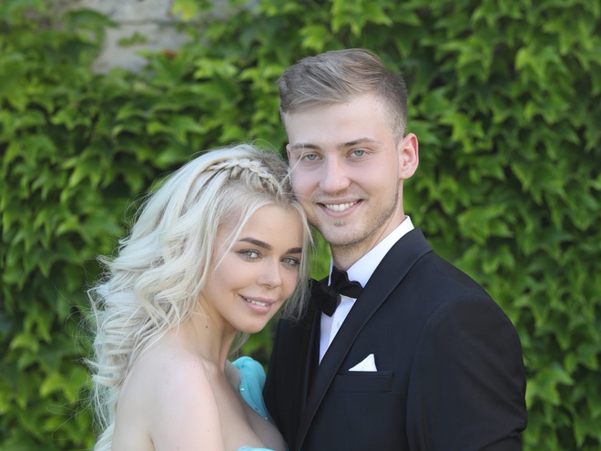 Алина Гросу с мужем Александром