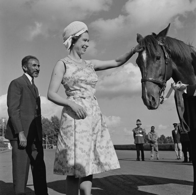 Королева Елизавета II лошади