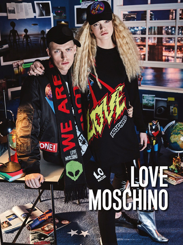Студенческая романтика в рекламной кампании Love Moschino