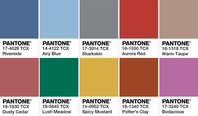 Модные цвета осени 2016: топ-10 рекомендаций от Pantone