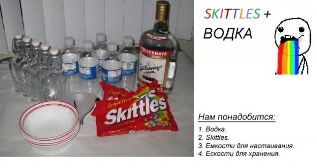 Рецепт алко радуги