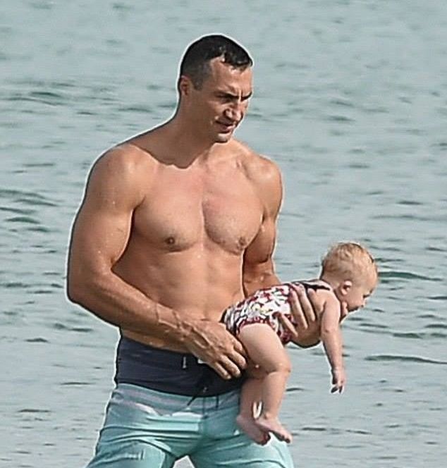 Владимир Кличко с дочерью