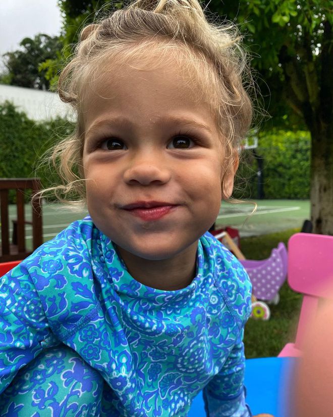 Люси – дочь Анны Курниковой и Энрике Иглесиаса