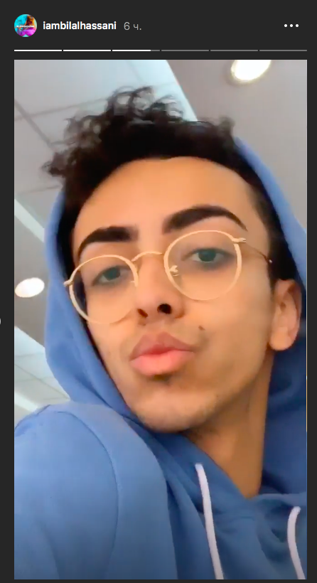 Билал Хассани в мужском образе