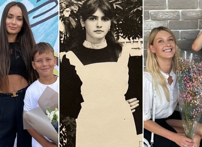 Нікітюк, Мішина, Гвоздьова й інші українські зірки показали себе та дітей 1 вересня