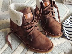 Зимние ботинки: street style