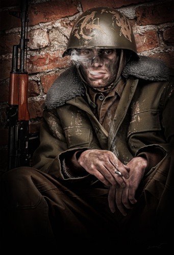 Грустный солдат 