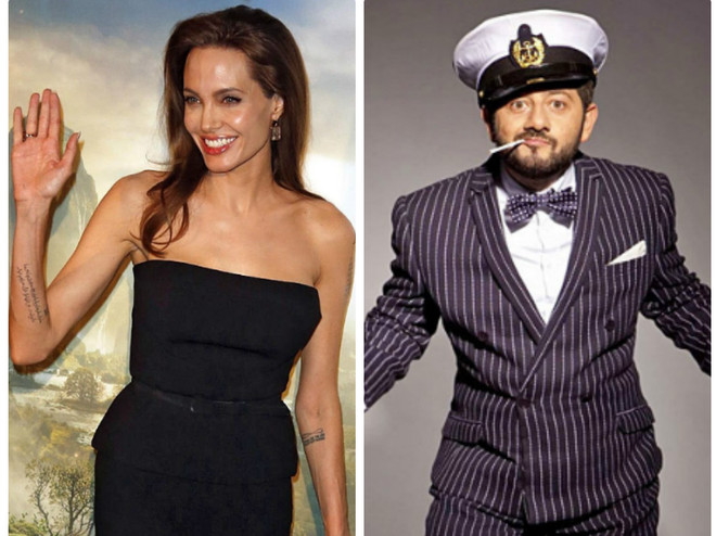 Михаил Галустян и Анджелина Джоли